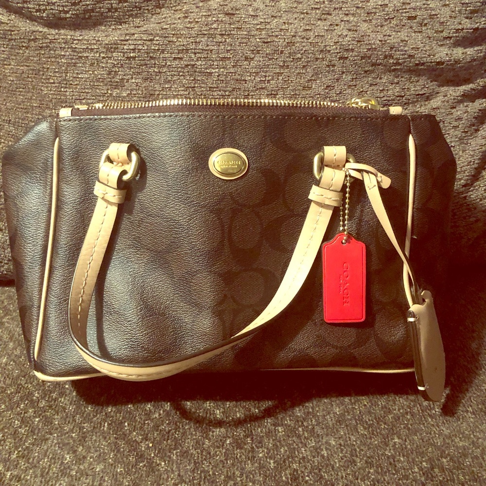 Coach signature mini bag